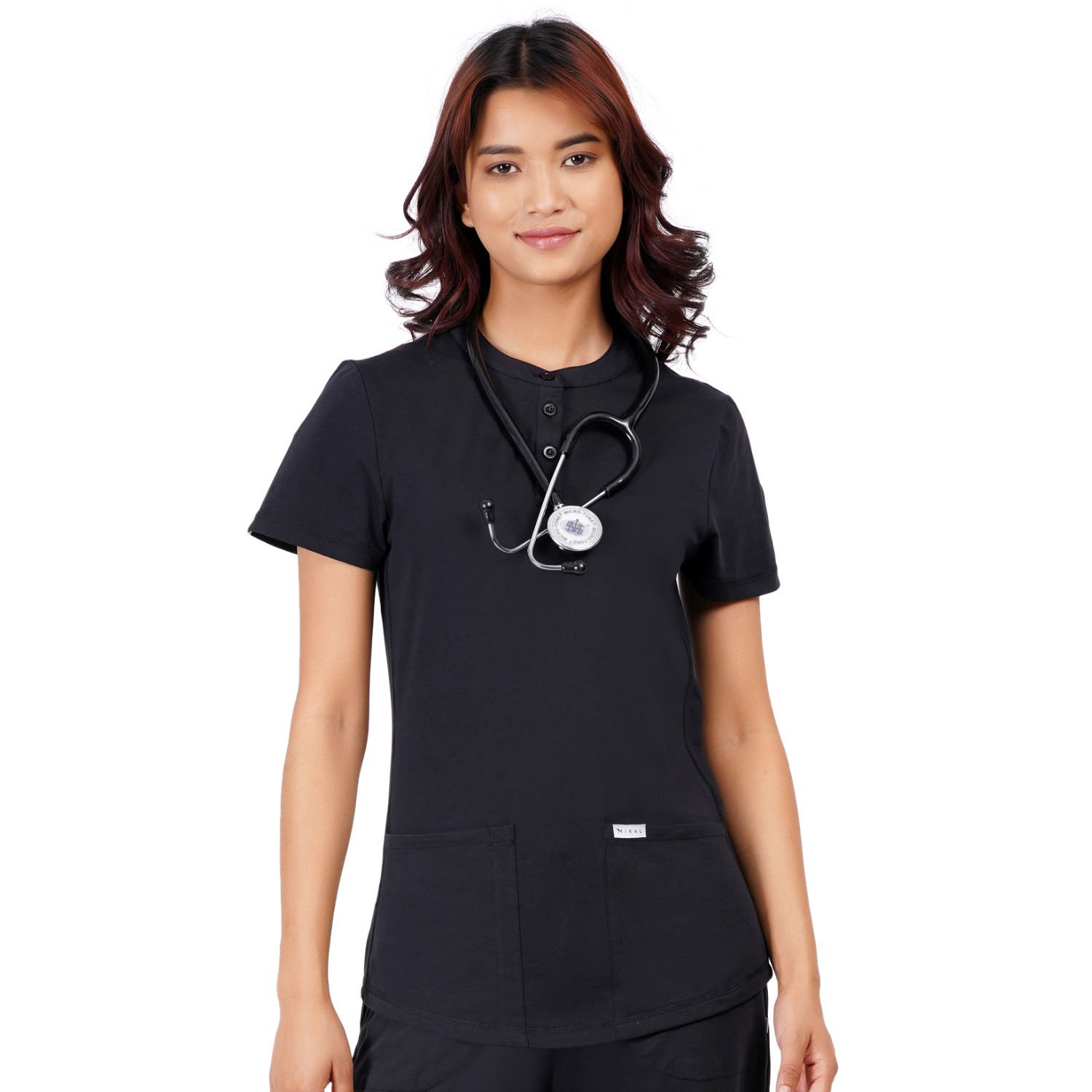 MKFT01BLK(2) Mikal Scrubs Black